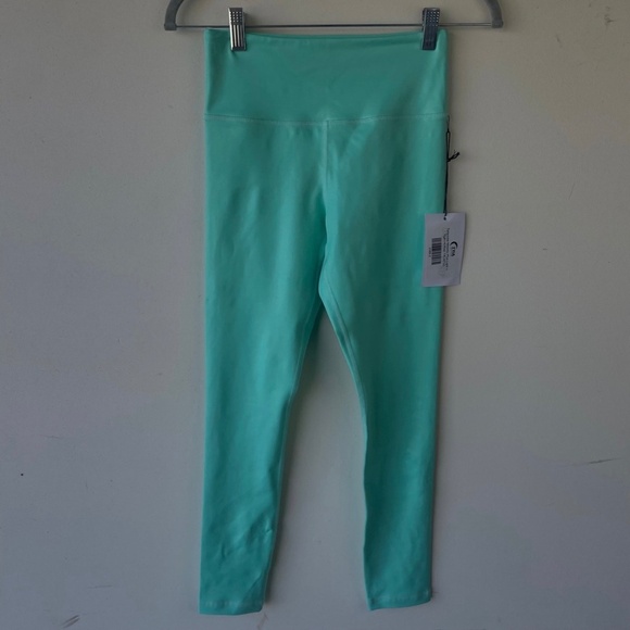 Zyia Active Turquoise Metallic Plus Light n Tight Hi-Rise 7/8 - Picture 8 of 10